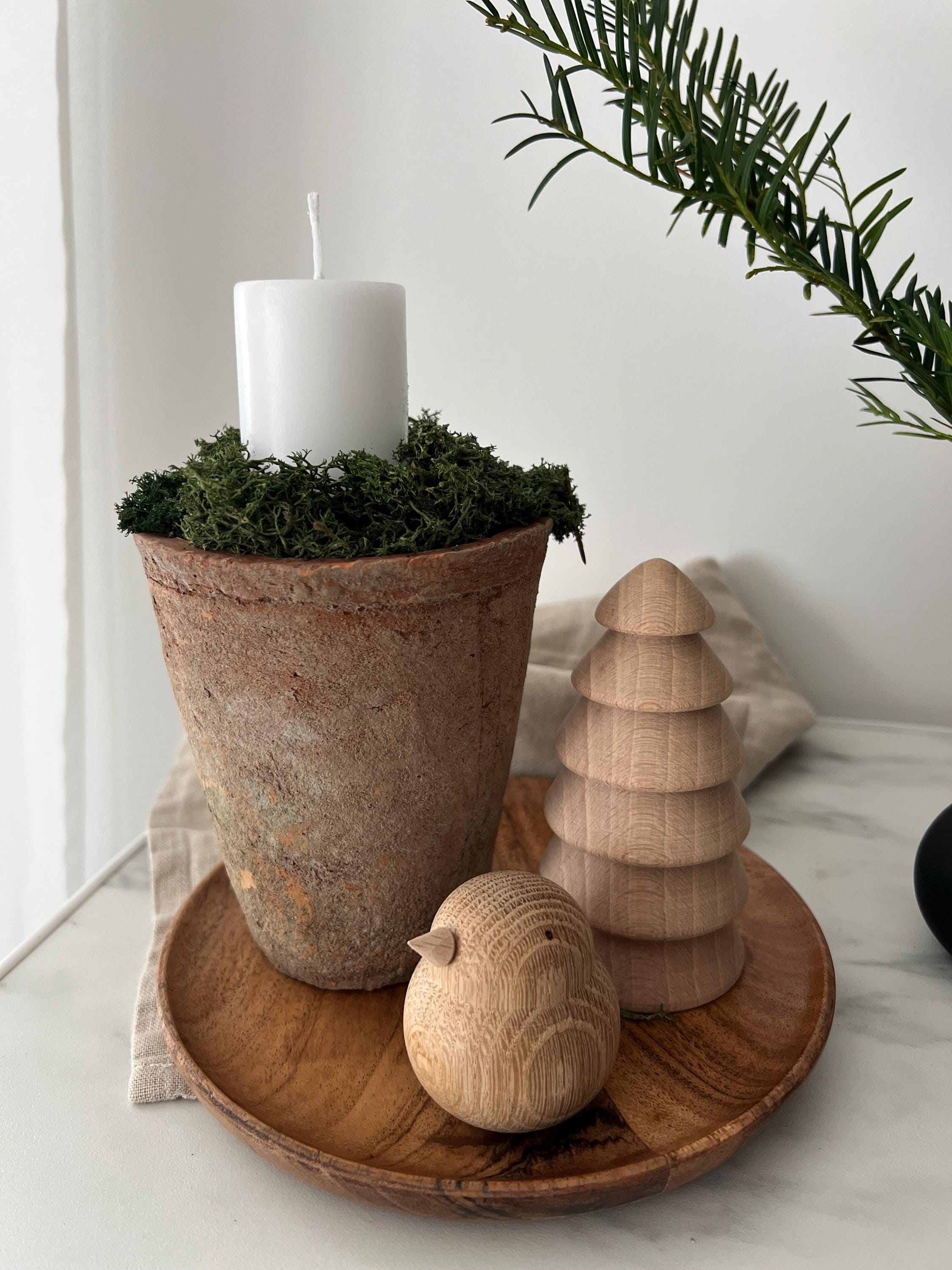 3er Set Blumentöpfe Aus Terrakotta – Je Ca. 18 Cm, Rustikal Handgefertigt, Für Garten, Balkon Oder Osterdeko