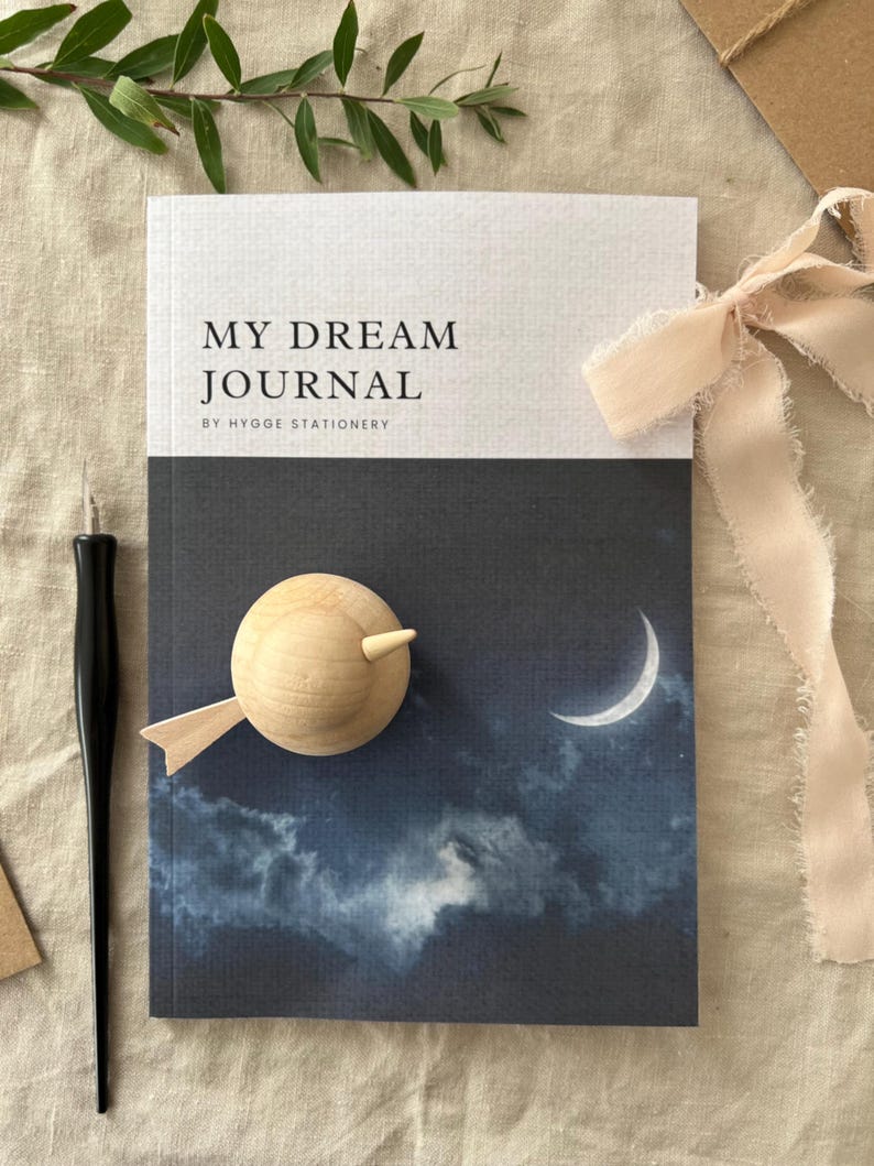 MY DREAM JOURNAL/ Remember Your Dreams & Transform Your Life/ Gift for friend and family/ Wake up and write down your dreams/ Guided Journal