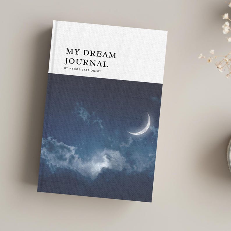 MY DREAM JOURNAL/ Remember Your Dreams & Transform Your Life/ Gift for friend and family/ Wake up and write down your dreams/ Guided Journal