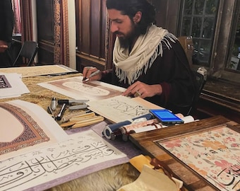 Live Calligraphy for Events – Hourly Booking (Optional Caricature Add‑On)