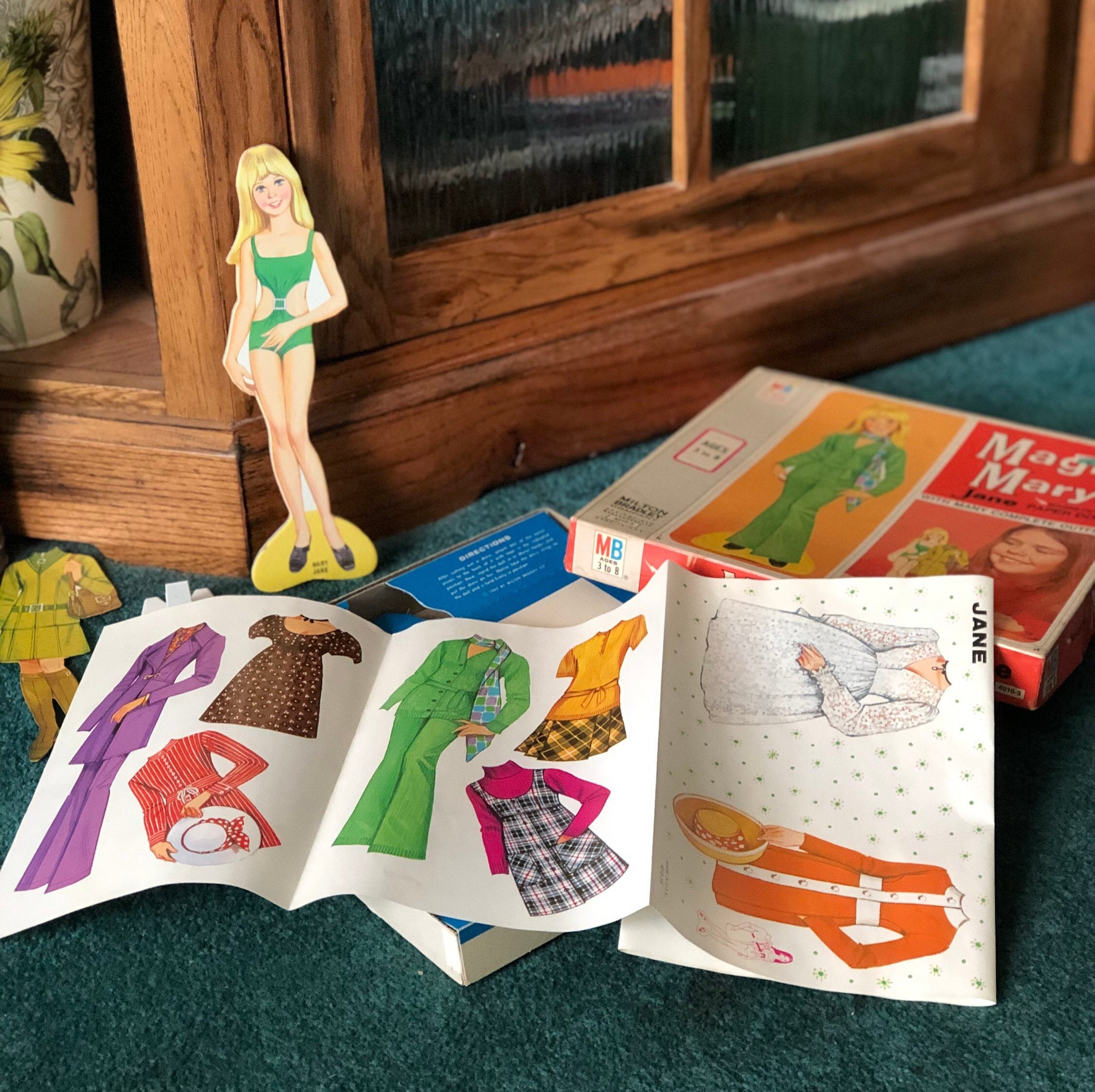 Vintage Magic Mary Jane Paper Doll Etsy