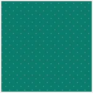 Bee Cross Stitch Jade C745-JADE by Lori Holt for Riley Blake Designs
