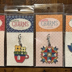 Lori Holt Enamel Happy Charms!
