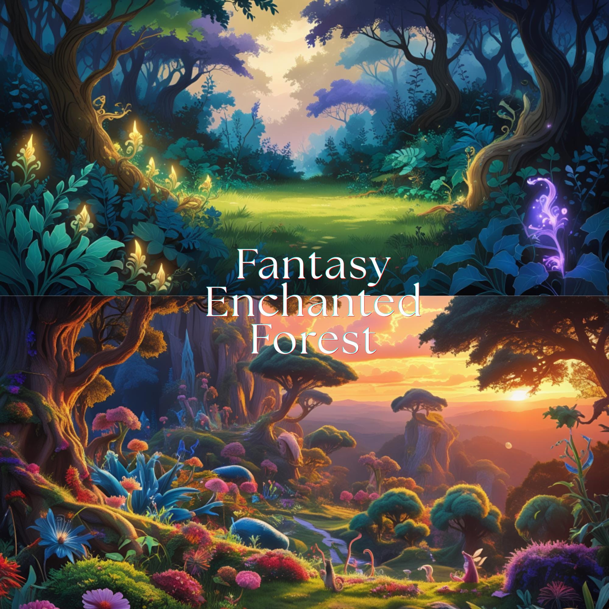 森林の風景　額縁入り 昭和レトロ 日本画 水彩画 風景画 自然 田畑 山林 木製 フレーム 額縁