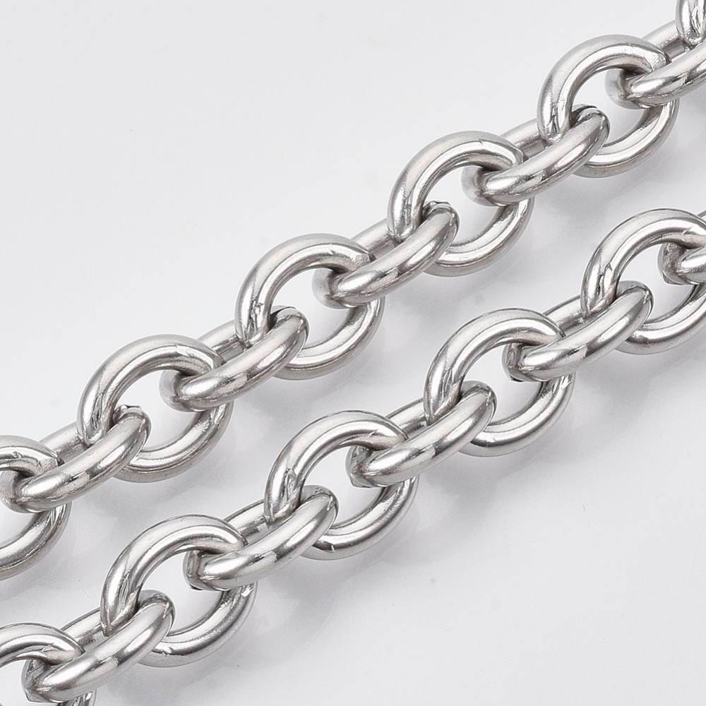 20pcs Iridescent Clear White Oval Acrylic Chain Links, Top Quality Plastic  Chain Links, Open Link per