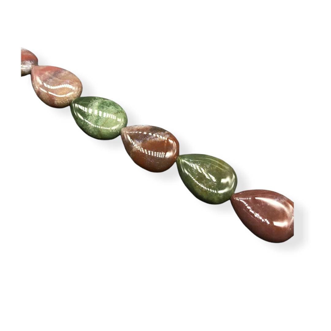 8x10mm Natural Gemstone Teardrop Stone Strand 15 Hole Etsy