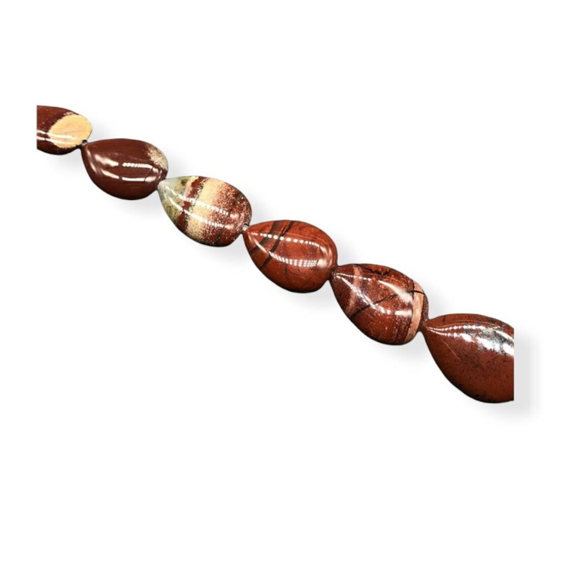 8x10mm Natural Gemstone Teardrop Stone Strand 15 Hole Etsy