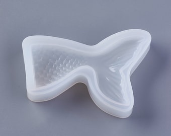 Mermaid Tail Cabochon Silicone Pendant Mold, Resin Casting Molds, for DIY UV Resin, Epoxy Resin Jewelry Making, USA Seller Fast Shipping