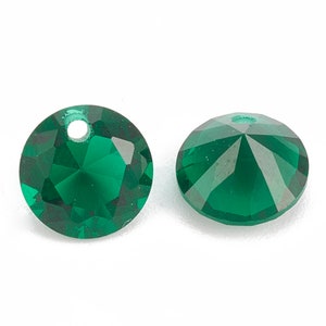4mm Cubic Zirconia, Drilled Stones, Sold in sets of 10 or 50, CZ Dangles, Diamond Simulant, Choose Color