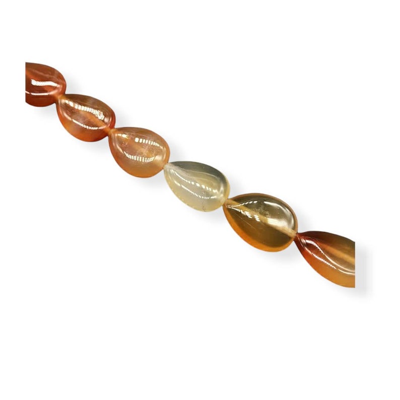 8x10mm Natural Gemstone Teardrop Stone Strand 15 Hole Etsy