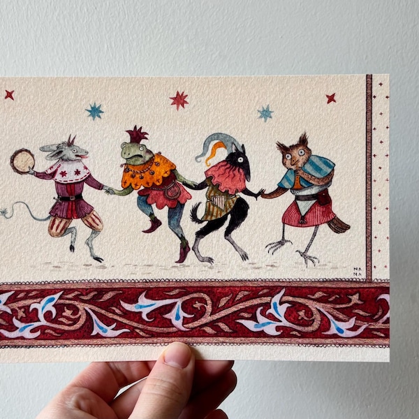 The Mummers - A6/A5/A4 Print