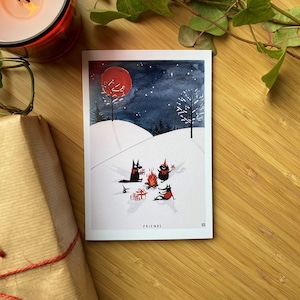 Freunde - Weihnachtskarte