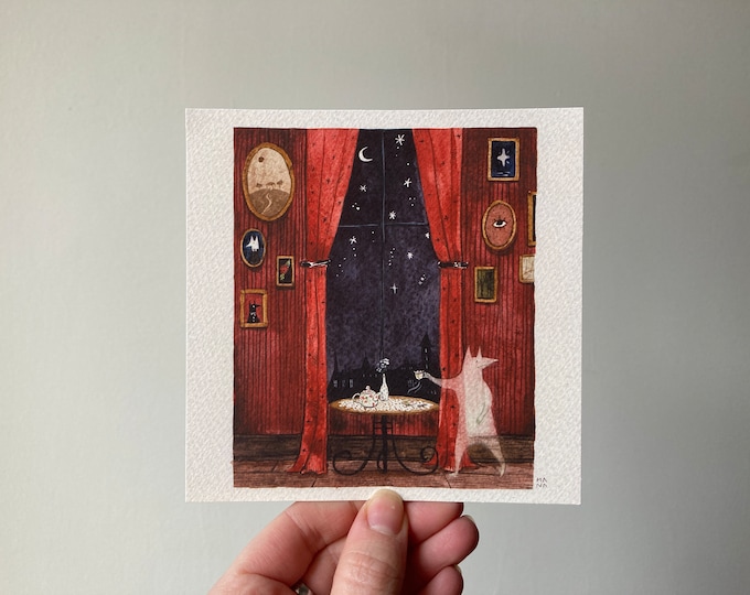 The Ghost - Square Print