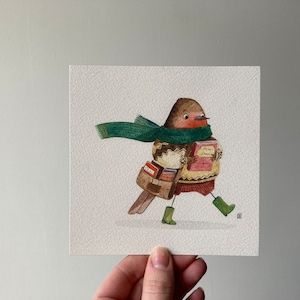 Robin - Square Print