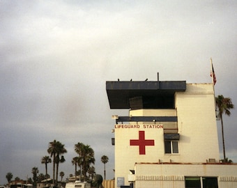 Lifeguard Station on 35mm film
