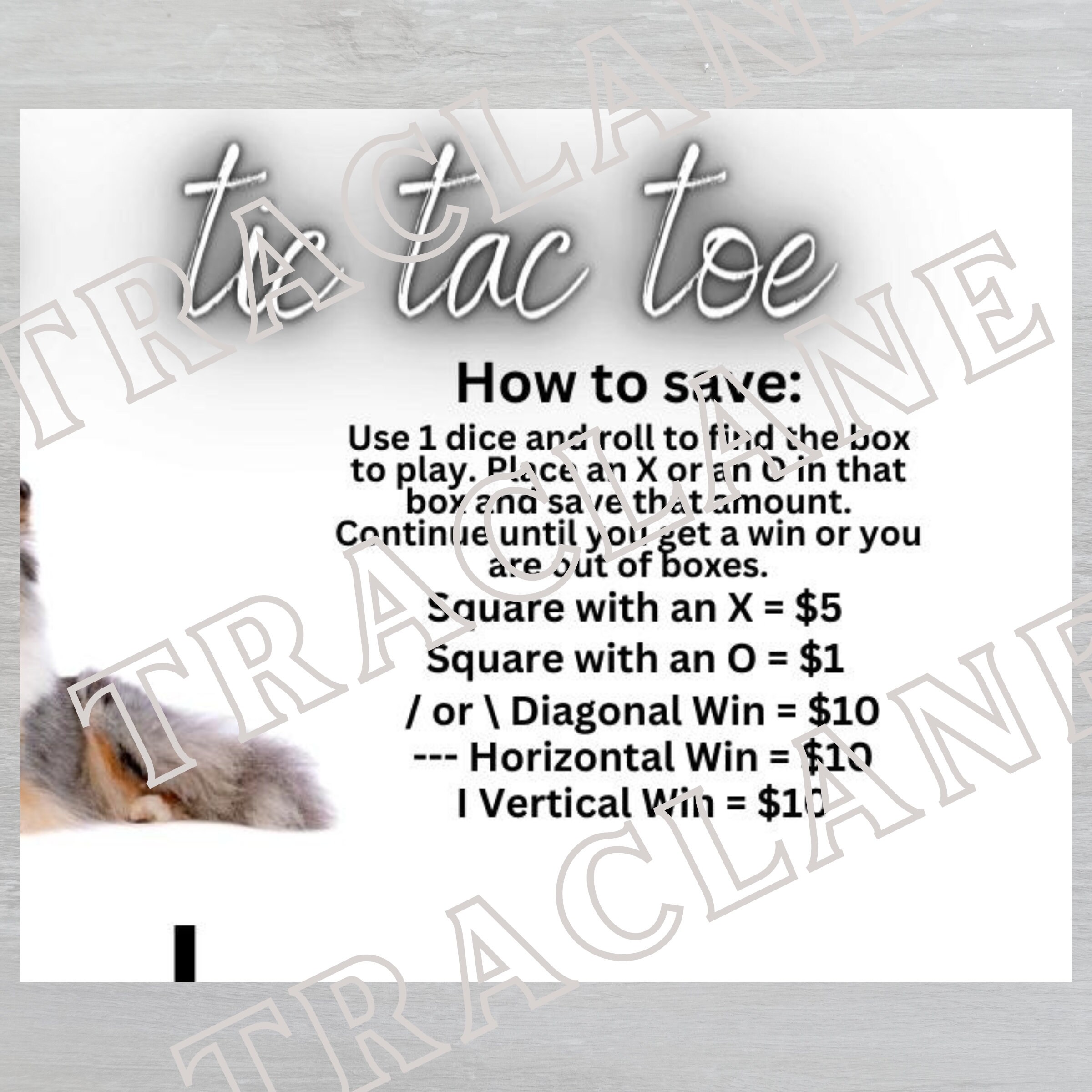 Printable Tictactoe Savings Challenge Game Low Income Savings Printable Tictactoe Savings Challenge Game Low Income Savings