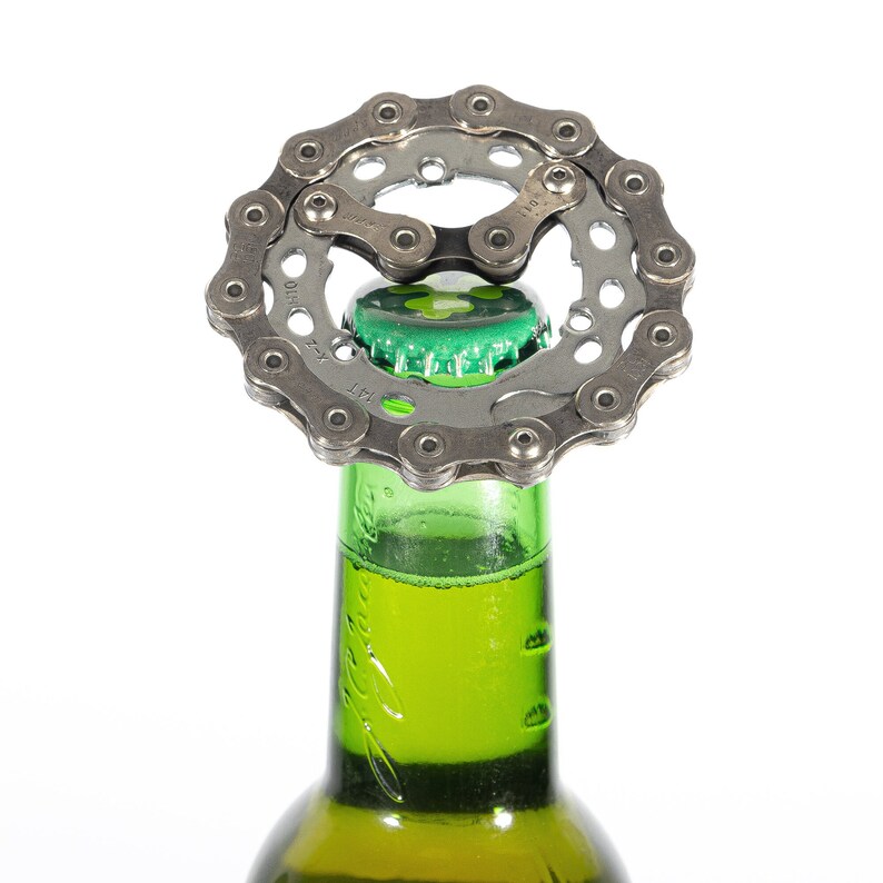 BOTTLE OPENER - Recycled CHAIN. Bicycle chain Bottle Opener BOTTLE OPENER - Recycled CHAIN. Bicycle chain Bottle Opener