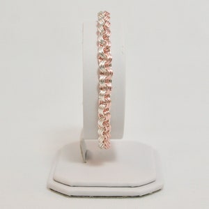3-into-3 Bracelet in Rose Gold and Silver Enameled Copper