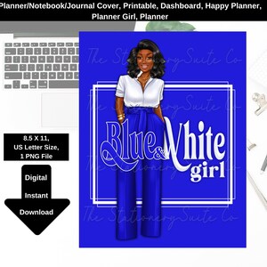 Planer Cover, Zeta Planner Cover, Printable, Sorority, Dashboard, Happy Planner, Notebook Cover, Journal Cover, Planner Girl, Planner, Zeta