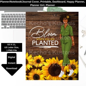 Planner Cover, Printable, Planner Girl, Planner, Girl Boss, Boss Lady, Stationery, Planner Cover,  Dashboard, Happy Planner,Notebook,Journal