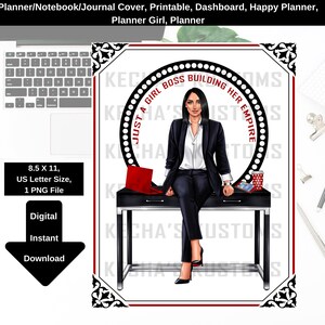 Planer Cover, Printable, Dashboard, Happy Planner, Notebook Cover, Journal Cover, Planner Girl, Planner