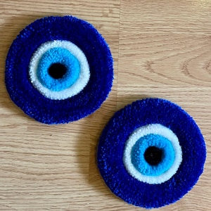 Evil Eye Mug Rugs - set of 2