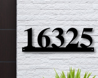 Metal House Numbers, Address Sign, House Number Plaque, Metal Address Numbers, Address Plaque, Front Porch Decor, Porch Signs, Metal Signs