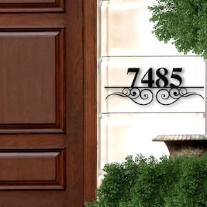 Metal House Numbers, Address Sign, House Number Plaque, Metal Address Numbers, Address Plaque, Front Porch Decor, Porch Signs, Metal Signs