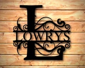 Personalized Family name metal sign, Last Name Metal Sign, Family Name Sign, Personalized Metal Wall Decor, Housewarminh