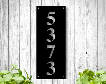 Metal House Numbers, Address Sign, House Number Plaque, Metal Address Numbers, Address Plaque, Front Porch Decor, Porch Signs, Metal Signs