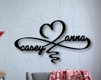 Infinity Wall Decor Etsy