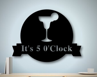 Personalized Bar Theme Sign,Custom Bar Theme Sign,Drink Sign,Metal Family Name Sign for bar, Metal Margarita Lover Gift,Last Name Sign