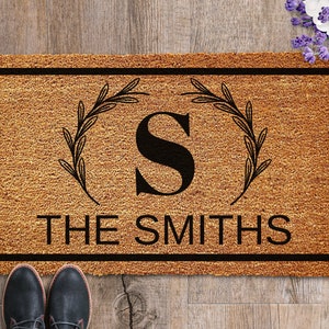 Personalized Welcome Mat, Custom Doormat, Housewarming Gift, Personalized Gift, Customized Doormat, Welcome Door Mat, Custom Welcome Mat