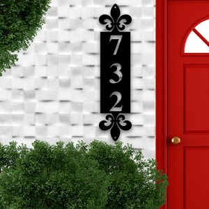 House Number Plaque, Address Plaque, House Number, Metal Address Sign, Address Sign, Porch Sign, House Number Sign, Front Porch Decor Sign image 3