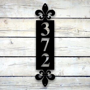 House Number Plaque, Address Plaque, House Number, Metal Address Sign, Address Sign, Porch Sign, House Number Sign, Front Porch Decor Sign image 4