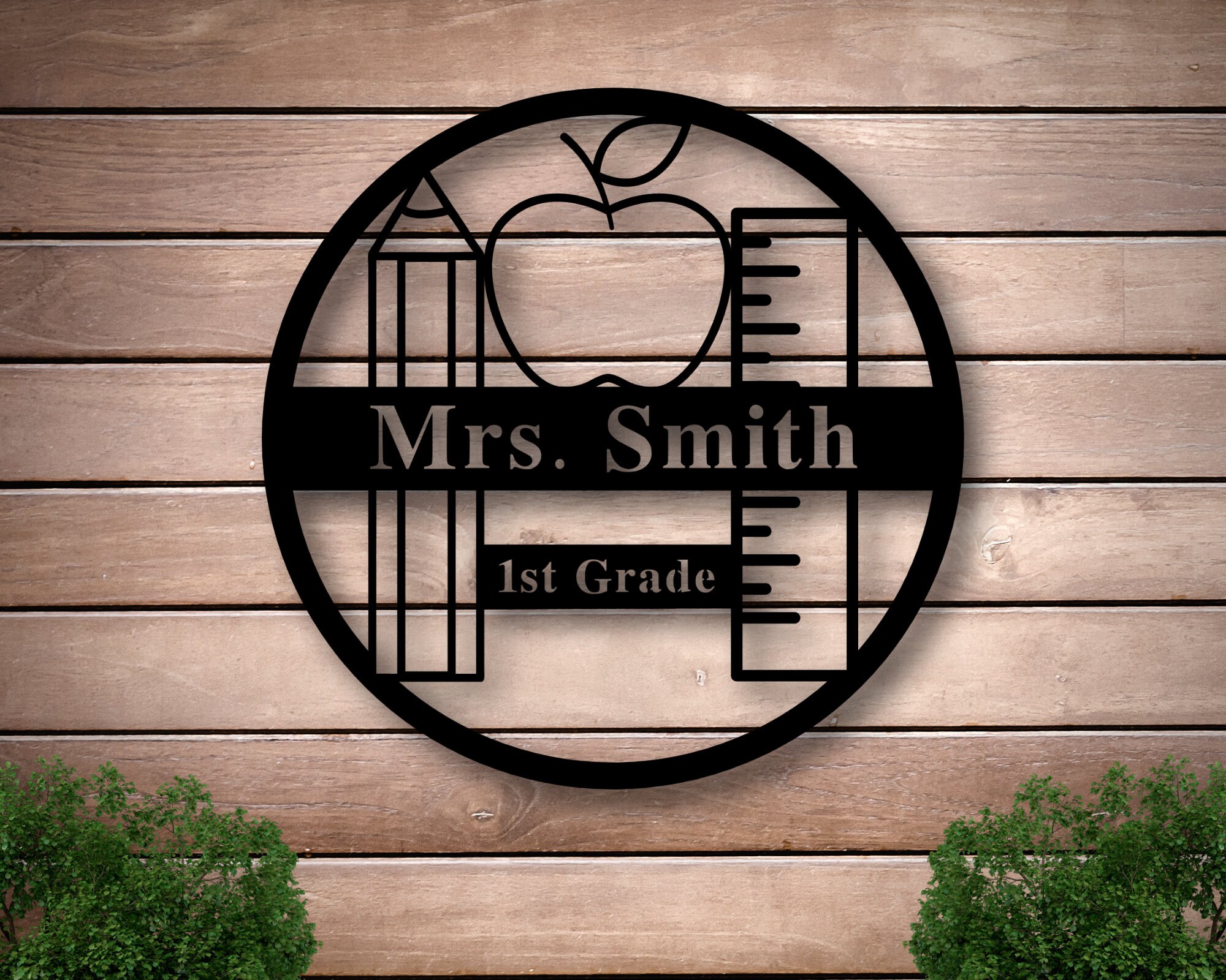 Personalized Teacher Sign for Classroom, Teacher Gifts With Name ...