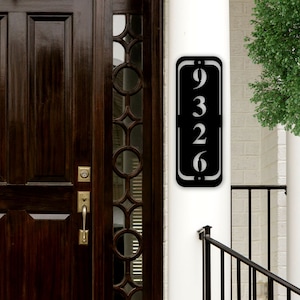 House Number Plaque, Address Plaque, House Number, Metal Address Sign, Address Sign, Porch Sign, House Number Sign, Front Porch Decor Sign
