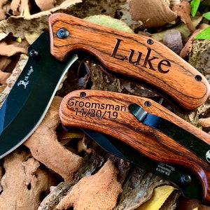 Pocket Knife, Groomsmen Gift, Knife, Engraved Knife, Gift for Him, Personalized Pocket Knife