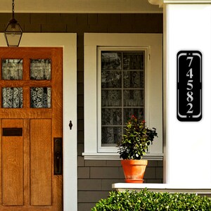 House Number Plaque, Address Plaque, House Number, Metal Address Sign, Address Sign, Porch Sign, House Number Sign, Front Porch Decor Sign