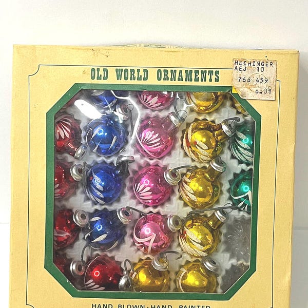 Glitter Nativity Religious Jesus Mary Joseph Glass Ornament Xmas Tree