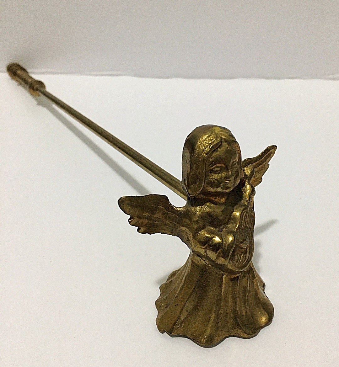 Brass Angel Candle Snuffer Holiday Christmas Decor Made in India Home
