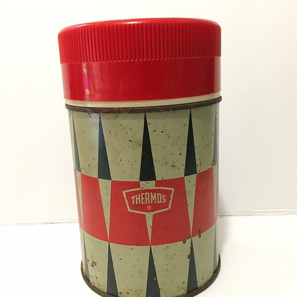 Thermos King Seeley Vintage 10 Ounce Insulated 1970’s w/Lid and Cup Collectible