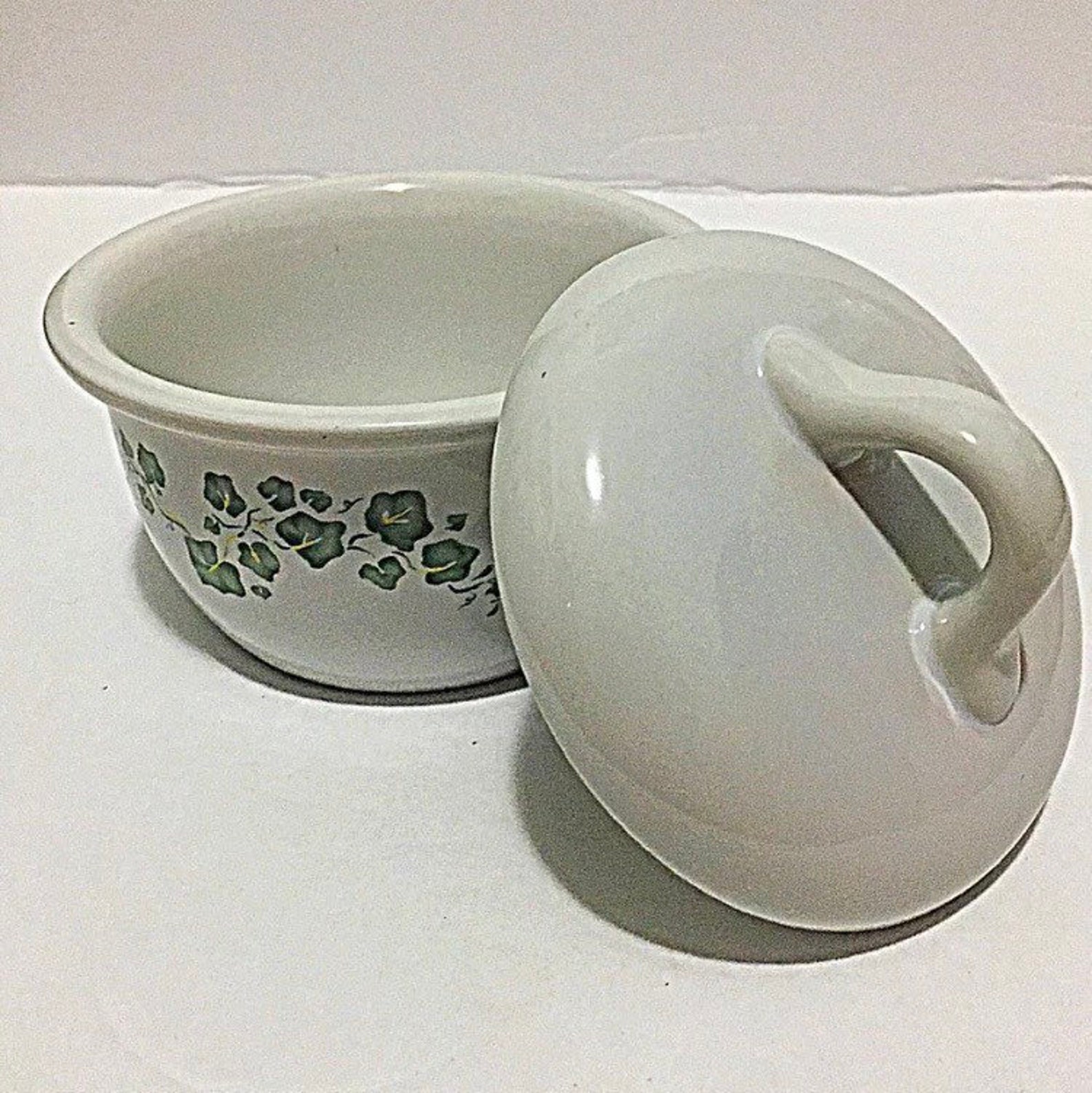 Corelle Coordinates Callaway Stoneware Sugar Bowl w Lid Green Etsy