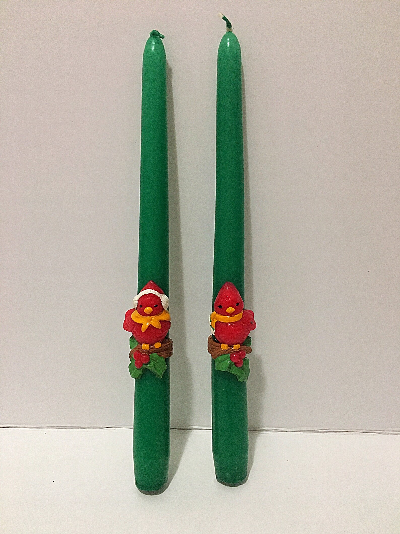 Vintage Avon Cardinal Taper Candles NEW 10 Birds Christmas Etsy