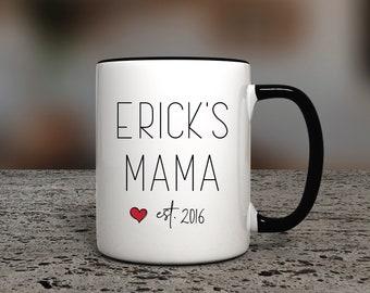 Taza de mamá / Regalo de mamá por primera vez / Gif de nuevos padres / Taza de café de mamá / Taza de mamá personalizada / Regalos personalizados para mamá / Ideas de regalos de nueva mamá