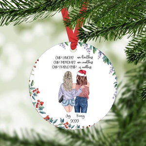 Best Friend Ornament | Personalized Gifts | Custom Ornament  | Best Friend Gifts | Christmas Ornaments | Christmas Gifts |