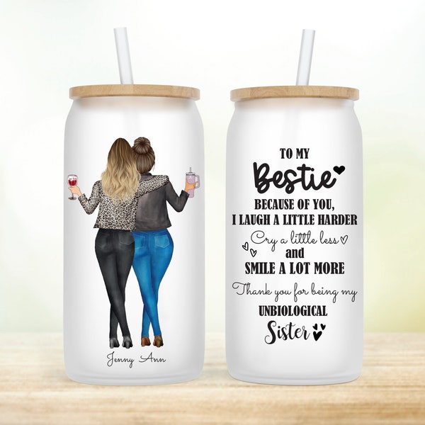 To my Bestie Tumbler | Best Friend Tumbler | Personalized Gifts | Best Friend Gifts | Custom Tumbler for Best Friend | To my Sister