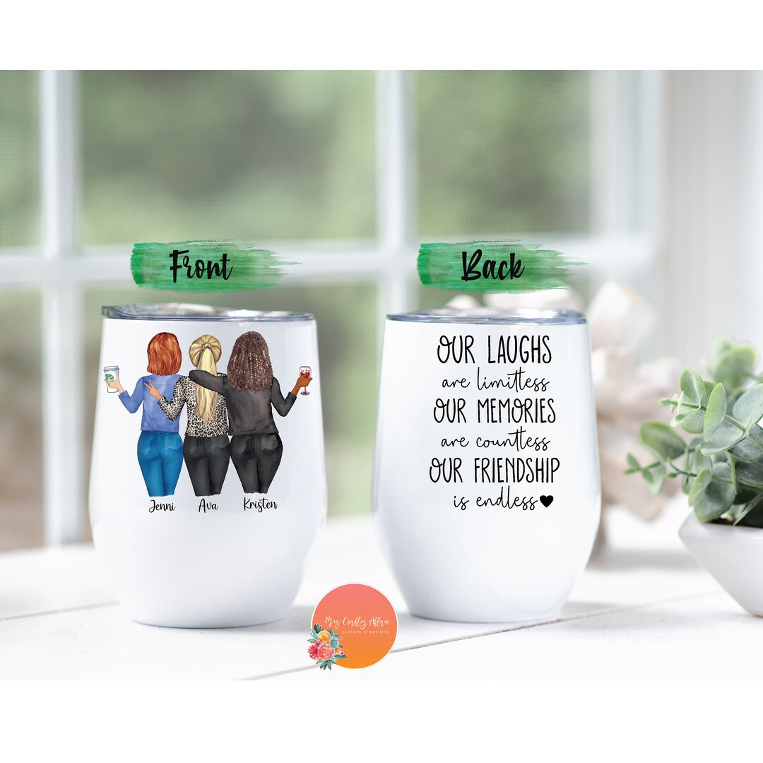 Best Friend Tumbler Personalized Gifts Custom Tumbler Best Friend Gifts