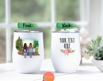 Mom Daughter Tumbler | Personalized Gifts | Custom Tumbler | Wine Tumbler | Gifts For Mom | Mothers Day Gifts | Christmas Gifts for Mom