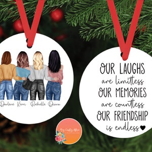Best Friend Ornament | Personalized Gifts | Custom Ornament  | Best Friend Gifts | Christmas Ornaments | Christmas Gifts |